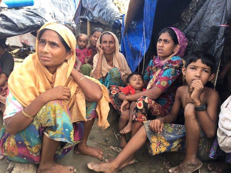 Im Flüchtlingslager Cox´s Bazar: Frauen und Kinder sind besonders betroffen. (Foto: ShelterBox) Im Flüchtlingslager Cox´s Bazar: Frauen und Kinder sind besonders betroffen.