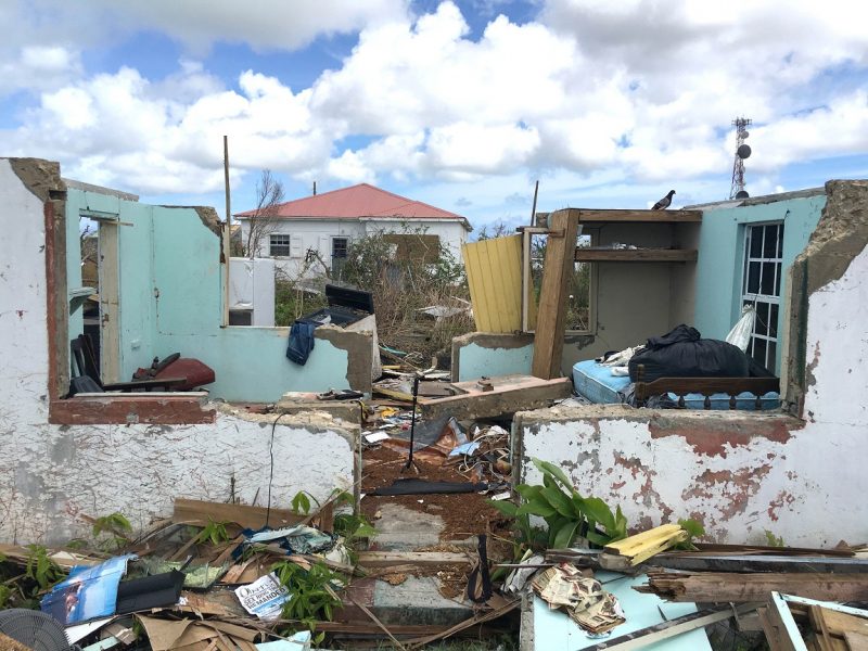 Zerstörung auf Barbuda durch Hurrikan Irma Zerstörung auf Barbuda durch Hurrikan Irma