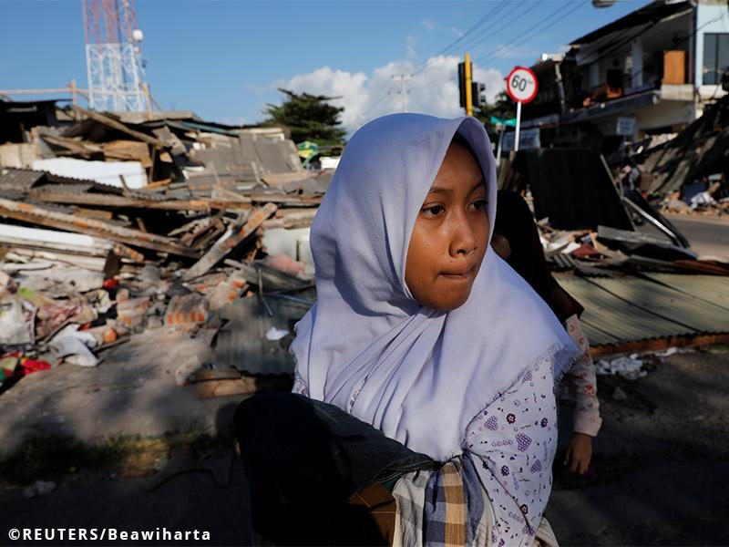 Erdbeben auf Lombok hinterlassen Zerstörung