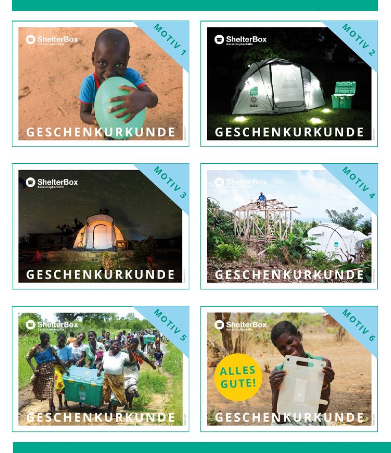 ShelterBox_Übersicht_Geschenkurkunden