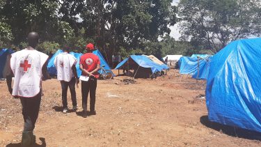 Zelte von Shelterbox in Tansania