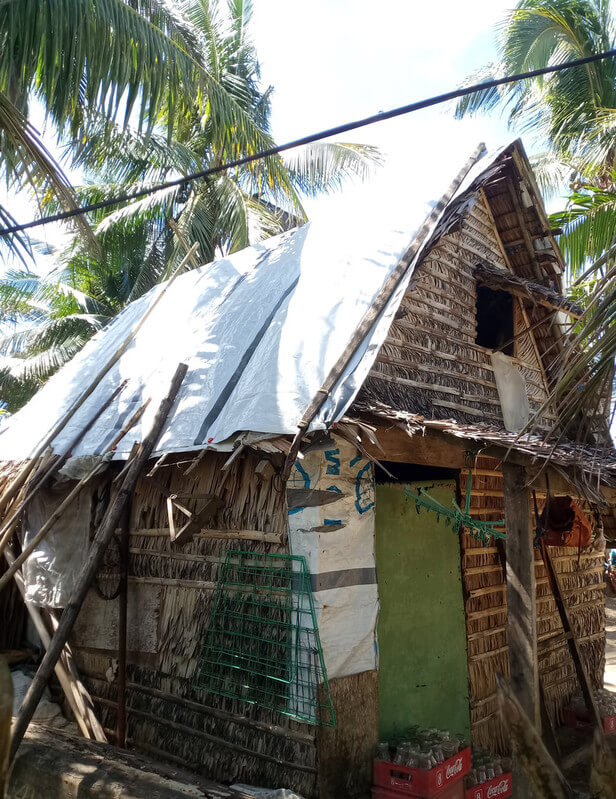 Schwerlastplane zur Abdeckung des Daches auf den Philippinen