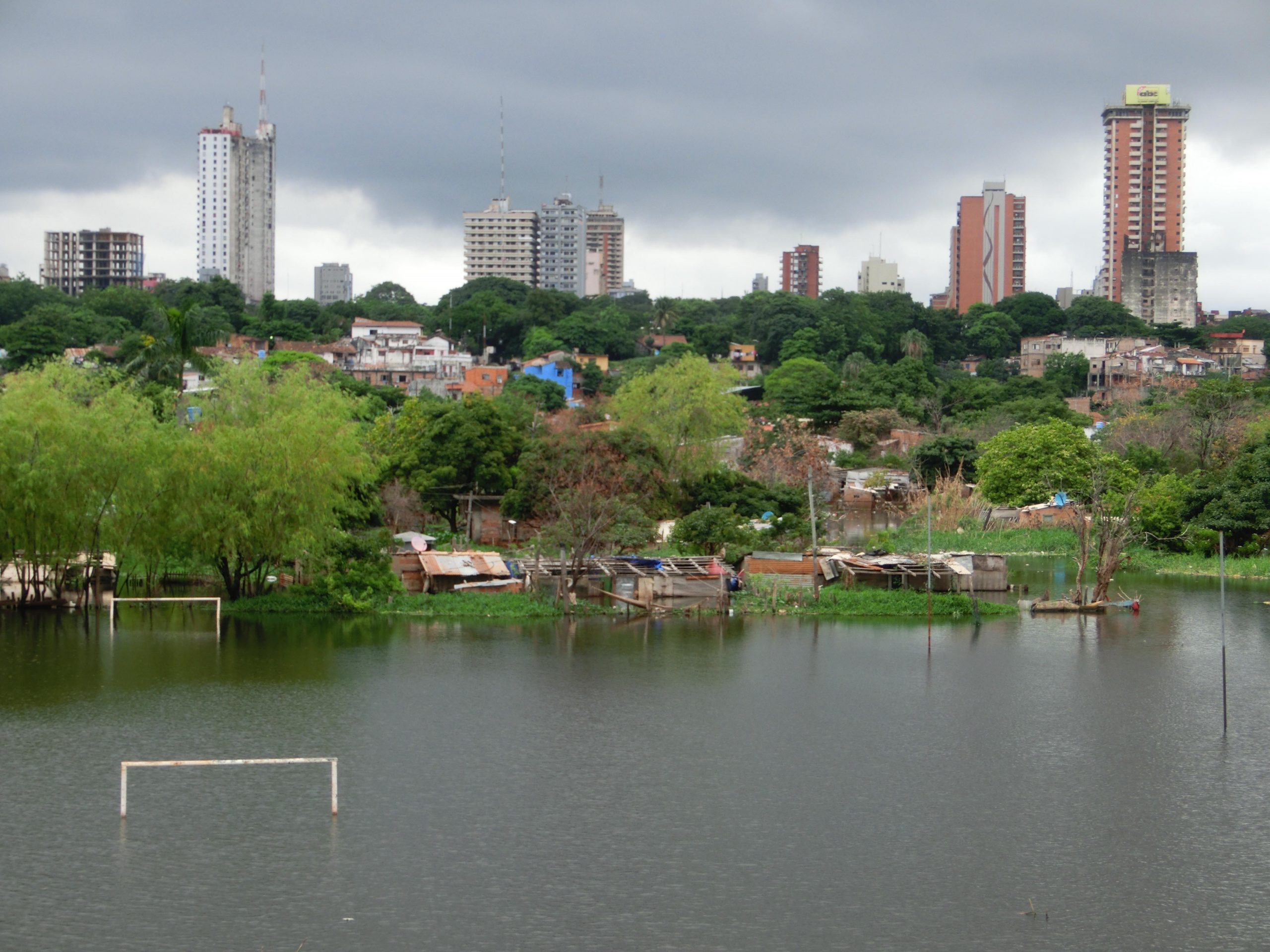 Überschwemmungen nach der Flutkatastrophe 2016 in Paraguay