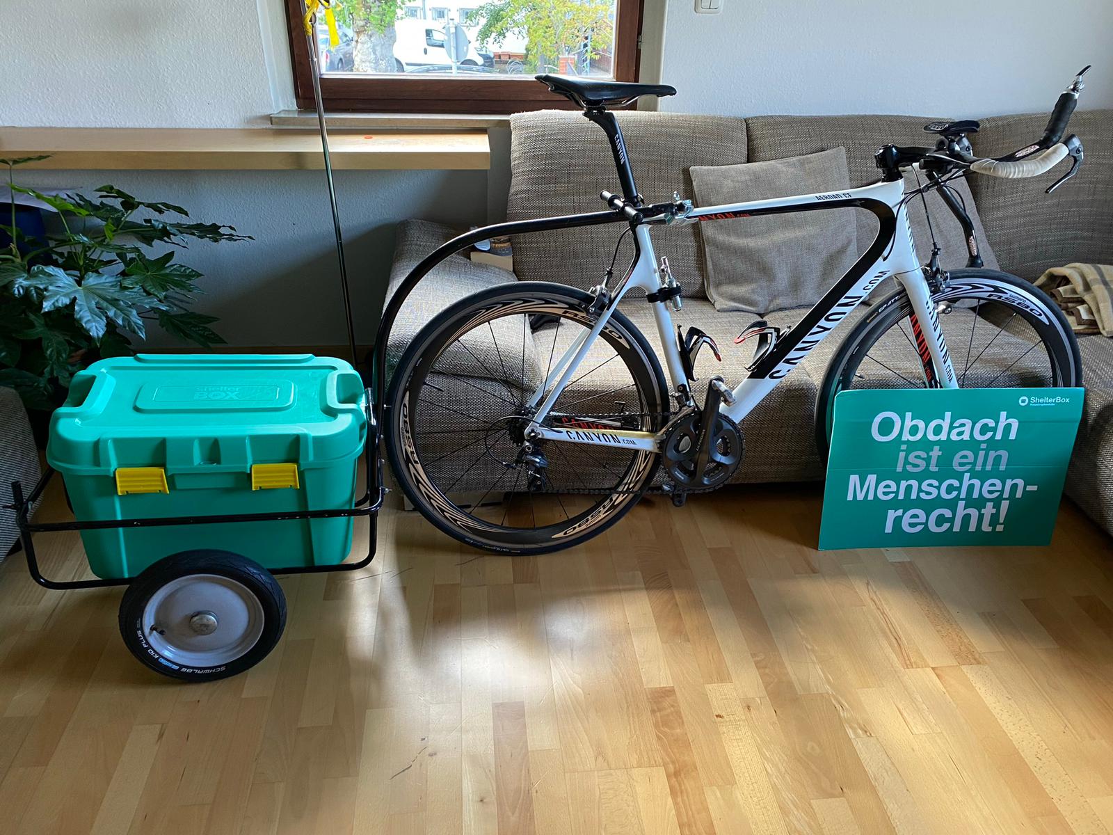 ShelterBox Fahrradtour: Obdach ist ein Menschenrecht