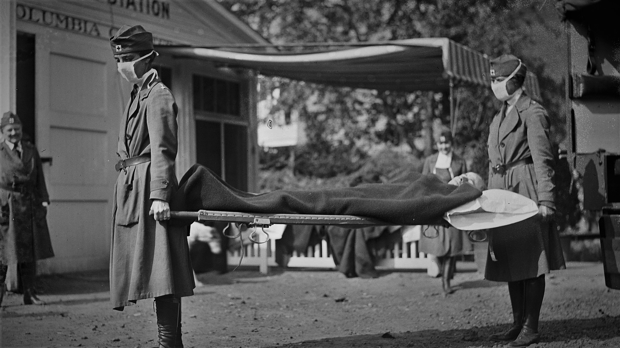 Spanische Grippe: Tödlicher als der erste Weltkrieg; Bild von Wikimedia