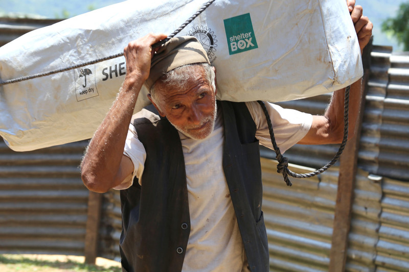 Shelterbox unterstützt nach Erdbeben in Nepal